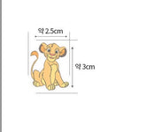 Disney Retro Lion King Licensed Cotton Fabric made in Korea by the Half Yard